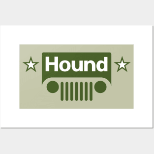 Hound (light background) Posters and Art